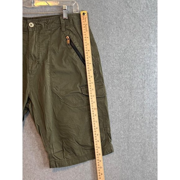 Sean John Hip Hop Cargo Skateboard Shorts Men Size 36 Green - Picture 3 of 10